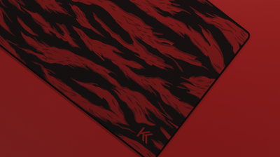 Red Tiger Camo Deskmat