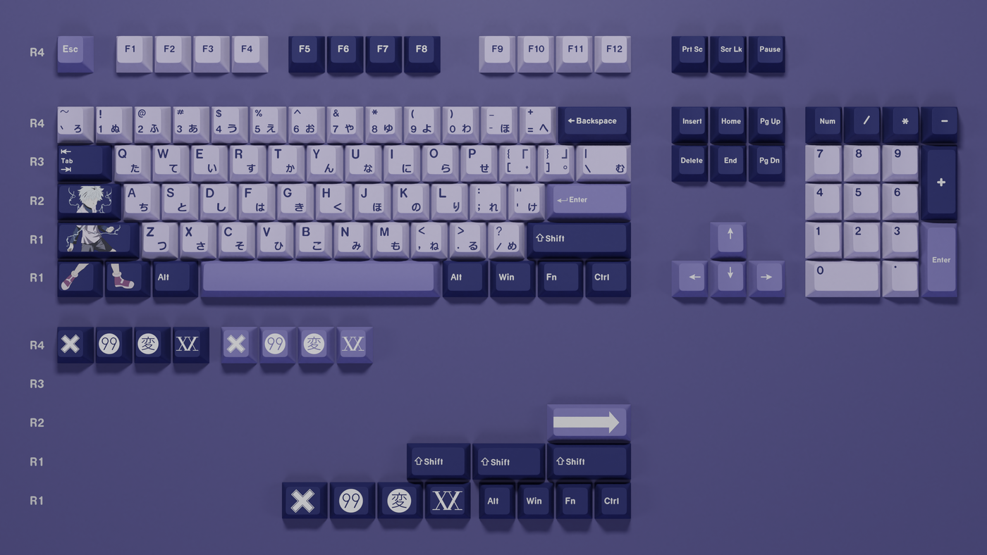 The "Godspeed" Keycap Set